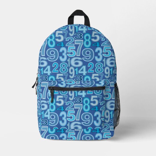 Sac À Dos Imprimé Number pattern (Recto)
