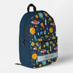 Sac À Dos Imprimé Objet spatial et roquettes Les enfants rentrent à