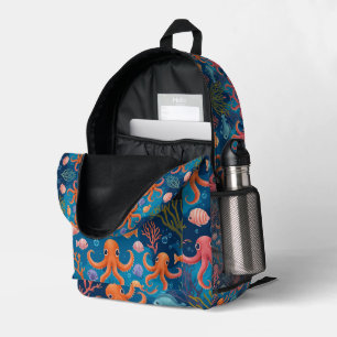 Sac À Dos Imprimé Octopus