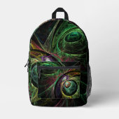 Sac À Dos Imprimé OEil aux yeux Art Abstrait (Recto)