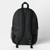 Sac À Dos Imprimé Œil de prédateur reptile primal (Verso)