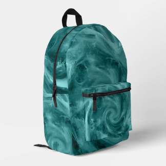 Sac À Dos Imprimé Œuvre d'art abstraite de peinture tourbillonnante