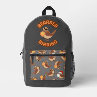 Sac À Dos Imprimé Oiseaux à tête