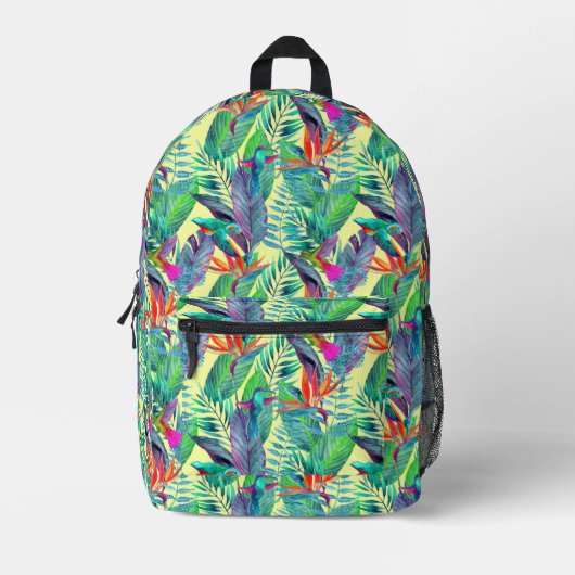 Sac À Dos Imprimé Oiseaux d'aquarelle (Recto)