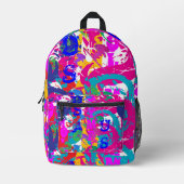 SAC À DOS IMPRIMÉ OLYMPIC SKIING (Recto)