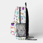 Sac À Dos Imprimé Ongles Manucure Pédicure Beauté Maquillage Nom per (Droite)
