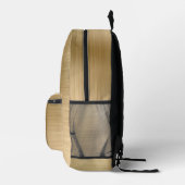 Sac À Dos Imprimé Or Moderne Monogramme (Droite)
