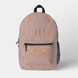 Sac À Dos Imprimé Or simulé