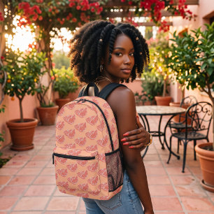 Sac À Dos Imprimé Orange