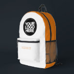 Sac À Dos Imprimé Orange | Logo et texte personnalisés<br><div class="desc">Élevez votre style professionnel avec ce sac à dos moderne personnalisé! Doté d'un design orange et blanc classique et de l'option d'ajouter le logo et le texte de votre entreprise, ce sac à dos est parfait pour les besoins de l'entreprise. Idéal pour transporter tous vos biens de première nécessité pendant...</div>
