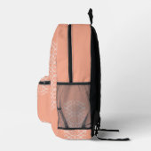Sac À Dos Imprimé Orange pâle (Droite)