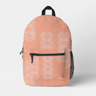 Sac À Dos Imprimé Orange pâle