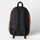 Sac À Dos Imprimé Orange Pumpkin Spice Backpack  (Verso)