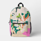 Sac À Dos Imprimé Orchidées tropicales Abstraites Décor moderne (Recto)