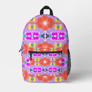 Sac À Dos Imprimé Oreiller jeté kaléidoscope Solar Bloom