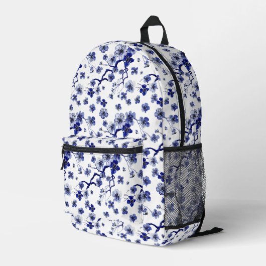 Sac À Dos Imprimé Oriental Sakura Motif (Coin arrière droit)