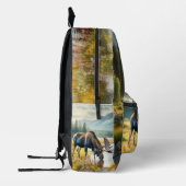 Sac À Dos Imprimé Orignal à l'aquarelle Monogram Alaska (Gauche)