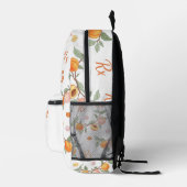 Sac À Dos Imprimé Paches, abricots et pharmacie RX personnalisés (Droite)