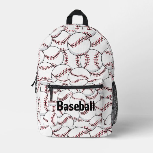 Sac À Dos Imprimé Pack arrière de conception Baseballs (Recto)