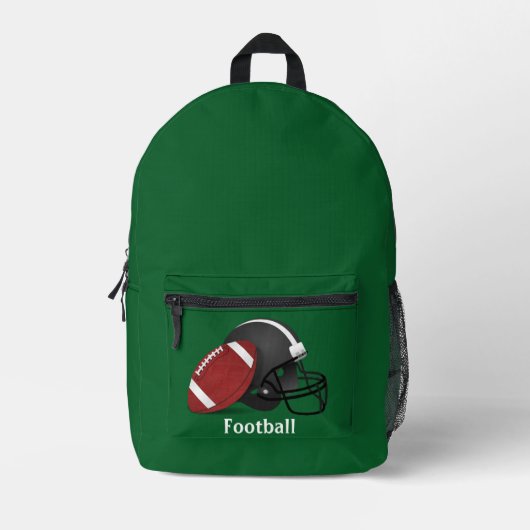 Sac À Dos Imprimé Pack arrière de conception de football (Recto)