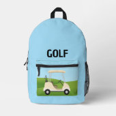 Sac À Dos Imprimé Pack arrière Golf Design (Recto)