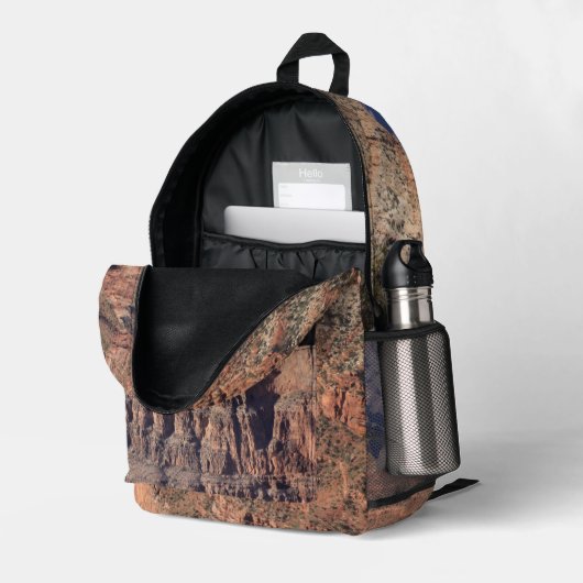 Sac À Dos Imprimé Pack arrière Grand Canyon (Coin arrière droit (ouvert))