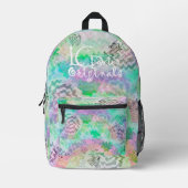 Sac À Dos Imprimé Pack retour Pastels (Recto)