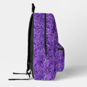 Sac À Dos Imprimé Paisley violet vibrant (Gauche)