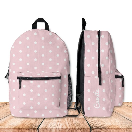 Sac À Dos Imprimé Pâle Pastel À pois