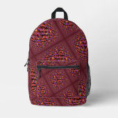 Sac À Dos Imprimé palettes multicolores (Recto)
