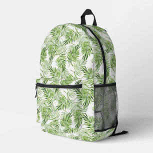Sac À Dos Imprimé Palm vert Feuilles