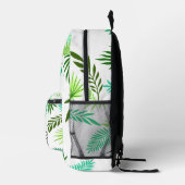 Sac À Dos Imprimé palmier d'été feuille vert motif (Droite)
