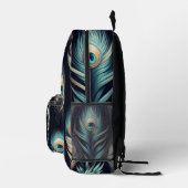 Sac À Dos Imprimé Panache de paon (Droite)