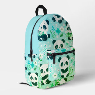 Sac À Dos Imprimé Panda Bear Motif Vert Imprimer