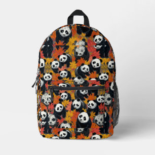 Sac À Dos Imprimé Pandas d'automne