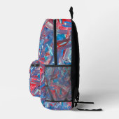 Sac À Dos Imprimé Panier à dos imprimé Abstrait (Droite)