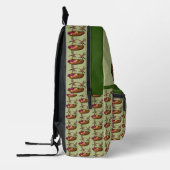 Sac À Dos Imprimé Panier à fleurs de libellules Personnalisé (Gauche)