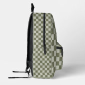 Sac À Dos Imprimé Panneau de configuration Sage Green (Gauche)