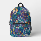 Sac À Dos Imprimé Pansies (Recto)