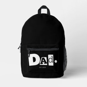 Sac À Dos Imprimé Papa a établi moderne gras année personnalisée noi
