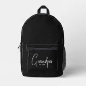 Sac À Dos Imprimé Papi a créé un nouveau cadeau pour papi (Recto)