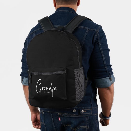 Sac À Dos Imprimé Papi a créé un nouveau cadeau pour papi (Insitu (Modèle))