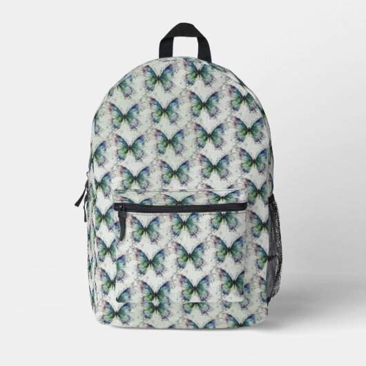 Sac À Dos Imprimé Papillon (Recto)