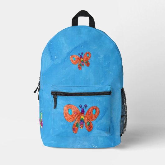 Sac À Dos Imprimé Papillon brillant (Recto)