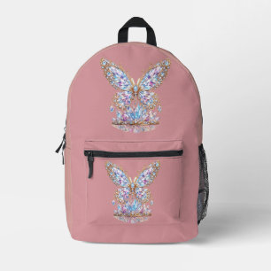 Sac À Dos Imprimé Papillon de cristal Éclat coloré