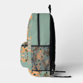 Sac À Dos Imprimé Papillon Moth Motif Floral (Droite)