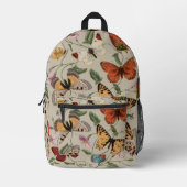 Sac À Dos Imprimé Papillon Moth Nature Collection Dessin (Recto)