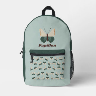 Sac À Dos Imprimé Papillon vert