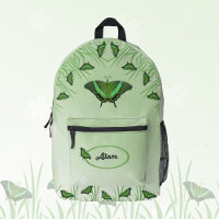Papillon vert sur vert clair - personnalisable