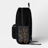 Sac À Dos Imprimé papillons dorés (Droite)